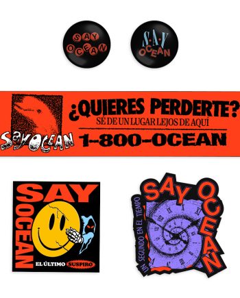 Say Ocean - Sticker pack + Pins